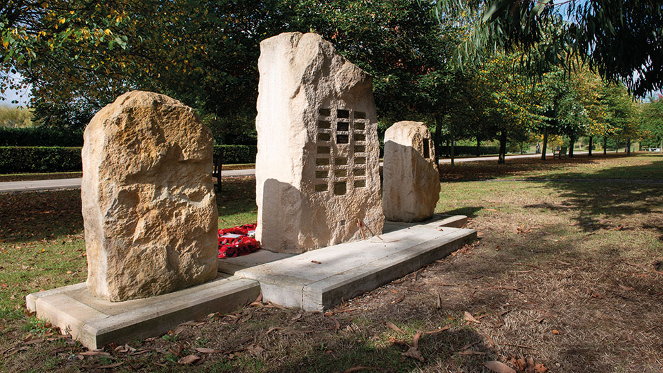 BNTVA Memorial Stone rear view